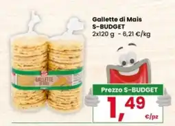 Despar Gallette di Mais S-BUDGET offerta