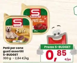 Despar Patè per cane S-BUDGET offerta