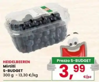 Mirtilli S-BUDGET