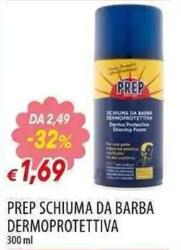 Galassia Prep schiuma da barba dermoprotettiva offerta