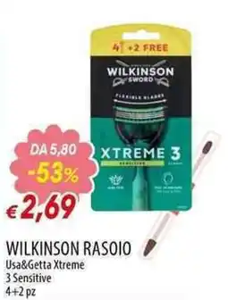 Galassia Wilkinson Rasoio Usa&Getta Xtreme 3 Sensitive offerta