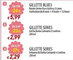 Galassia Gillette Blue3 Rasoio Uomo Usa e Getta a 3 Lame offerta