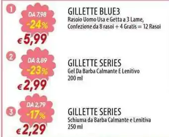 Gillette Blue3 Rasoio Uomo Usa e Getta a 3 Lame