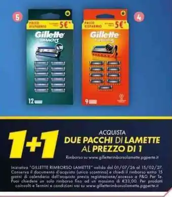 Gillette lamette