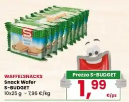 Interspar Snack Wafer S-BUDGET offerta