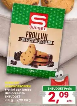 Interspar S-Budget Frollini con Gocce di Cioccolato offerta
