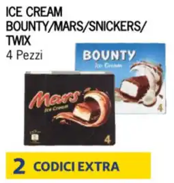 Eté Ice cream Bounty/Mars/Snickers/Twix offerta