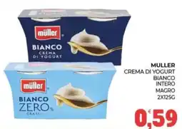 Eté Müller crema di yogurt bianco intero magro offerta