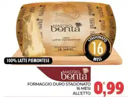 Eté Formaggio duro stagionato Mastro benta offerta