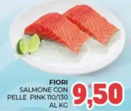 Eté Fiori salmone con pelle pink offerta