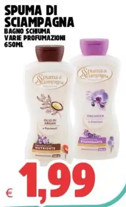 Eté Spuma di Sciampagna bagno schiuma offerta