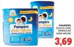 Eté Pampers Sole e Luna pannolini offerta