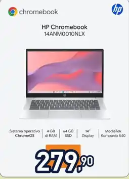 Unieuro HP Chromebook 14ANM0010NLX offerta