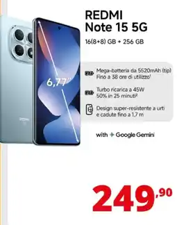 Comet Redmi Note 15 5G offerta