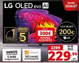Comet LG OLED evo AI offerta