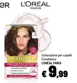 Iper La Grande Colorazione per capelli Excellence L'ORÉAL PARIS offerta