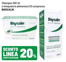 Iper La Grande Shampoo Bioscalin Nova Genina offerta