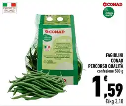 Conad Fagiolini Conad offerta
