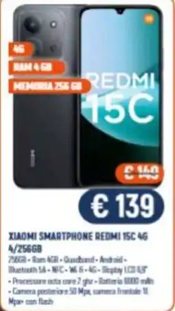Vantaggi Sottocasa Xiaomi Smartphone Redmi 15C 4G offerta