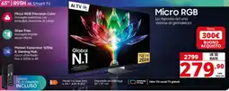 Comet Samsung 65" R95H 4K Smart TV offerta