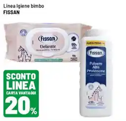 Iper La Grande Linea Igiene bimbo Fissan offerta
