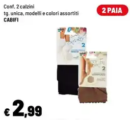Iper La Grande Calzini assortiti CABIFI offerta