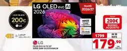 Comet LG OLED EVO AI TV 55" offerta