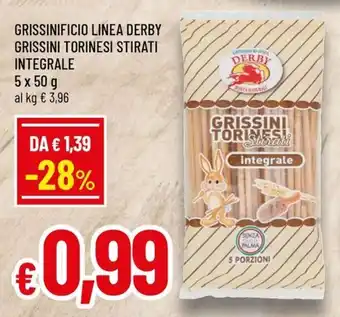 Grissini torinesi stirati integrale