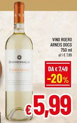 Famila Superstore Duchessalia Roero Arneis offerta