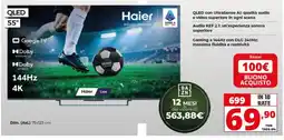 Comet Haier QLED 55" offerta