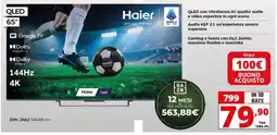 Comet Haier QLED 65" offerta
