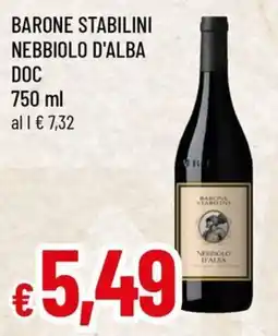 Famila Superstore Barone Stabilini Nebbiolo d'Alba offerta