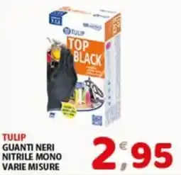 Mio Market Tulip guanti neri nitrile mono offerta