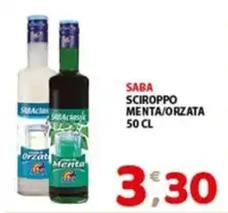 Mio Market SABA sciroppo menta/orzata offerta