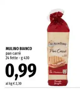 Famila Market Mulino Bianco Pan Carrè offerta
