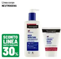 Iper La Grande Linea corpo Neutrogena offerta