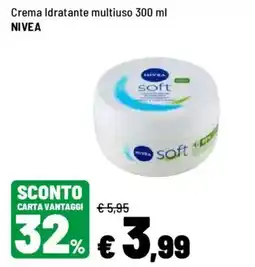 Iper La Grande Crema Idratante multiuso NIVEA offerta