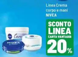 Iper La Grande Crema corpo e mani NIVEA offerta