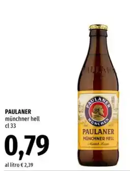 Famila Market Paulaner münchner hell offerta