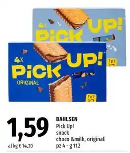 Famila Market Bahlsen Pick Up! snack choco & milk, original offerta