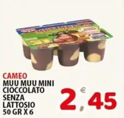 Premium Supermercati Cameo mu muu mini cioccolato senza lattosio offerta