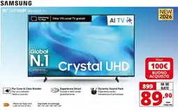 Comet Samsung 85" U7000H 4K Smart TV offerta