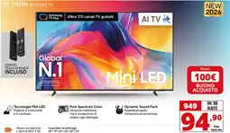 Comet Samsung 75" M70H 4K Smart TV offerta