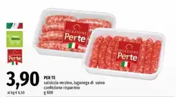 Famila Market Selezione Perte salsiccia verzino, luganega di suino offerta