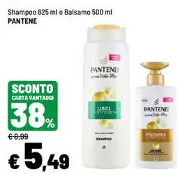 Iper La Grande Pantene shampoo o balsamo offerta