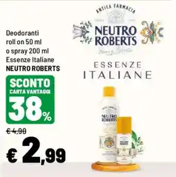 Iper La Grande Deodoranti NEUTRO ROBERTS offerta