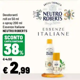 Deodoranti NEUTRO ROBERTS