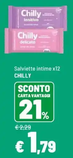 Iper La Grande Salviette intime Chilly offerta