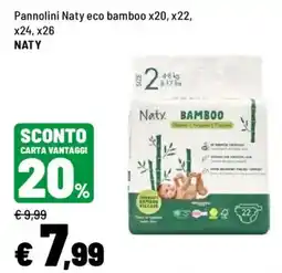 Iper La Grande Pannolini Naty eco bamboo offerta
