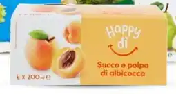 Famila Market Happy di succo e polpa di albicocca offerta